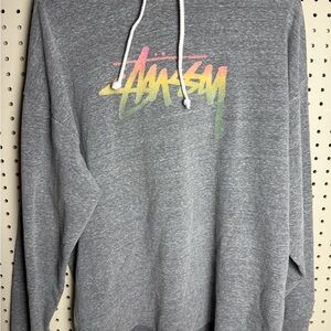 Stussy Heather Gray Hoodie